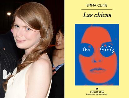 Emma Cline, cuando ganó el prestigioso Plimpton Prize por un ensayo en The Paris Review. Portada de ‘Las chicas’, editorial Anagrama.