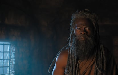 Instantánea del actor Djimon Hounsou en la película '¡Shazam! La furia de los dioses' (2023).