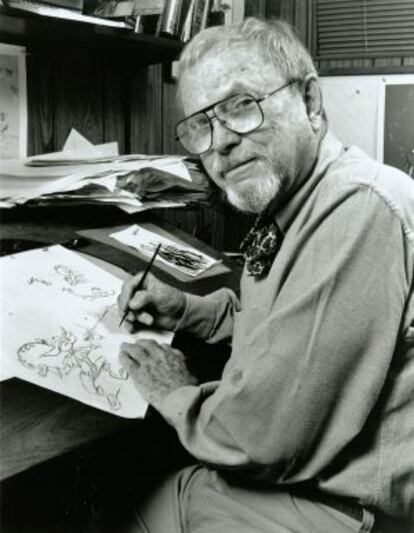 Chuck Jones, en los noventa.