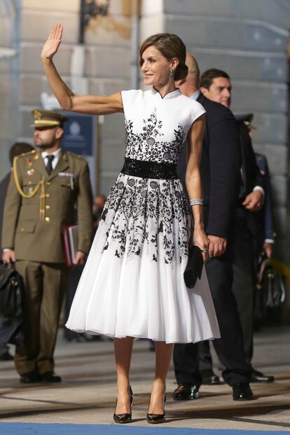 Letizia, en los premios Princesa de Asturias 2017.