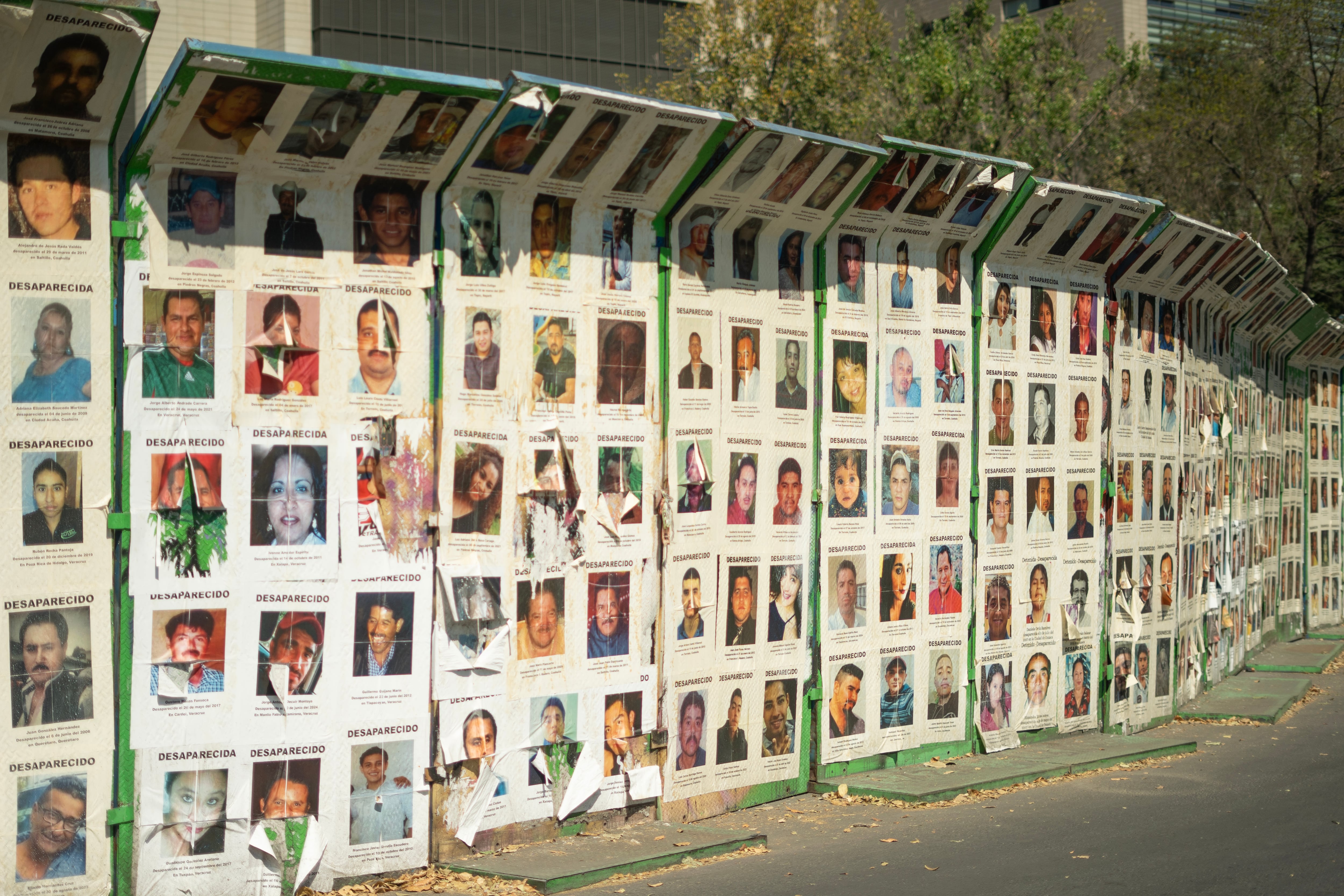 Glorieta de los Desaparecidos en Ciudad de México.
