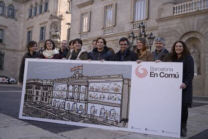 Barcelona en Com&uacute; presenta la seva candidatura a Barcelona.