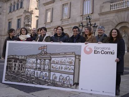 Barcelona en Comú presenta su candidatura en Barcelona.