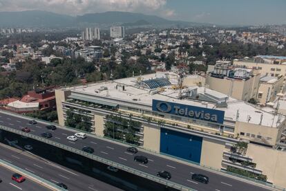 Vista de los estudios de Televisa San Ángel en la Ciudad de México, México, en julio de 2023.