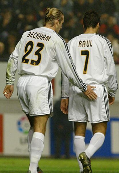 Beckham y Raúl.