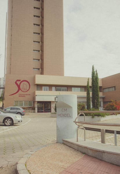 El colegio mayor Mendel, todavía segregado.