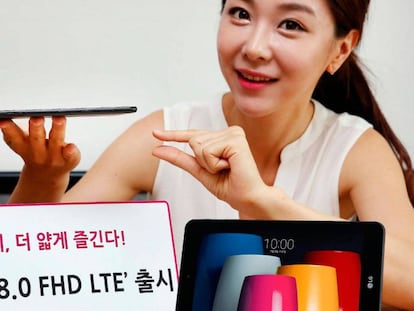 LG presenta la tableta G Pad IV FHD, de 8 pulgadas y muy ligera