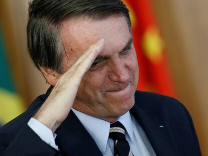 El presidente de Brasil, Jair Bolsonaro, en una imagen de archivo.