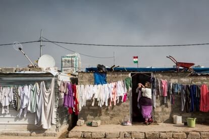 Campo de refugiados de Dominz, en el norte de Irak. 