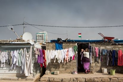 Campo de refugiados de Dominz, en el norte de Irak.