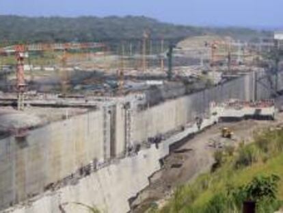 Imagen de los trabajos de ampliación del Canal de Panamá. EFE/Archivo