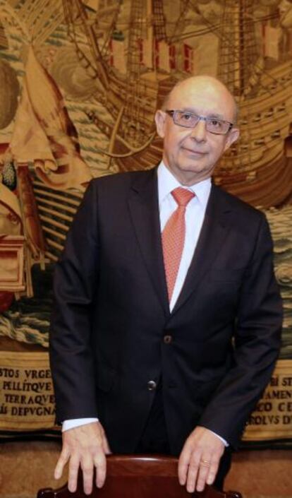 El ministro de Hacienda, Cristóbal Montoro, en una imagen de archivo.