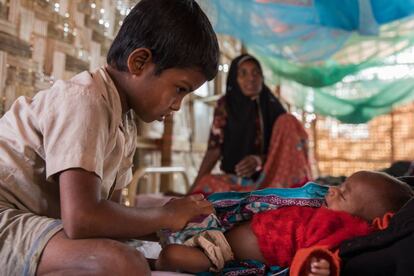 Rohingya de seis meses