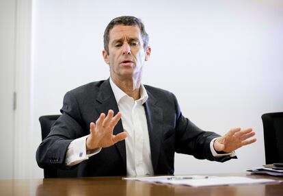 O magnata israelense Beny Steinmetz, em 22 de janeiro, quando foi condenado em Genebra por corrupção.