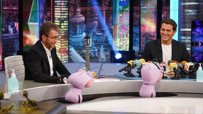 Pablo Motos y Albert Rivera en 'El hormiguero'.