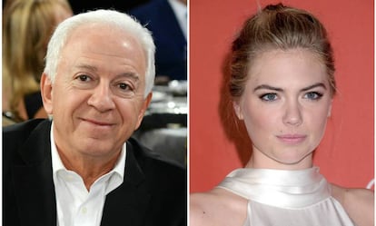 El cofundador de Guess, Paul Marciano, y la modelo Kate Upton.