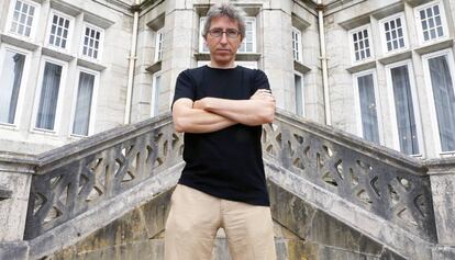 David Trueba durante los cursos de verano de la Universidad Internacional Menéndez Pelayo.