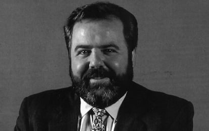 El periodista Carlos Carnicero, retratado en octubre de 1996.