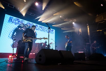 Concierto de Los Planetas en la sala Razzmatazz de Barcelona, este miércoles.