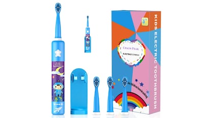 Este modelo de cepillo eléctrico para niños dispone de varios cabezales.