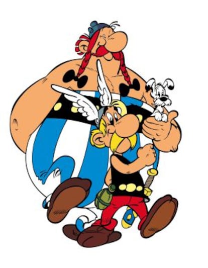 Astérix, Obélix e Ideafix.