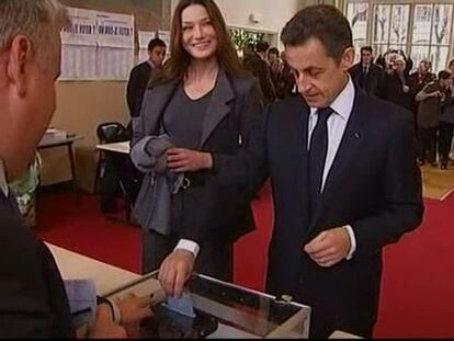 Sarkozy sí vota en las elecciones regionales