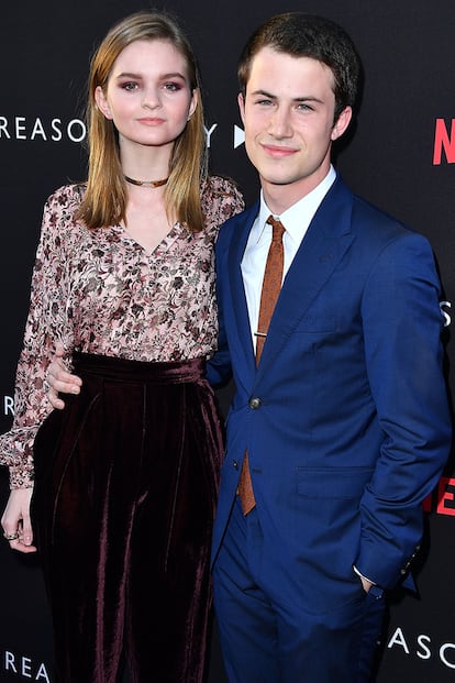 El actor junto a su novia, la también actriz Kerris Dorsey.