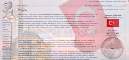 Wikipedia Turquía