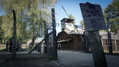 Entrada al campo de Auschwitz.