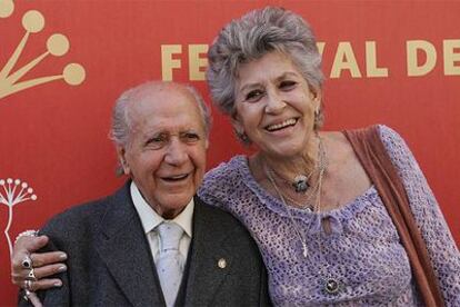 Manuel Alexandre y Pilar Bardem, ayer en Málaga.