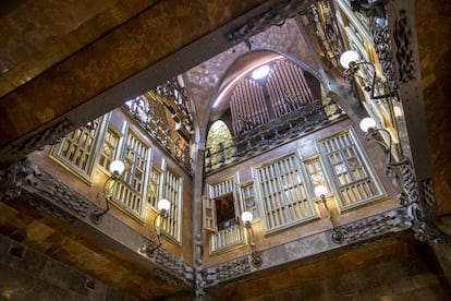 Interior del Palau Güell.