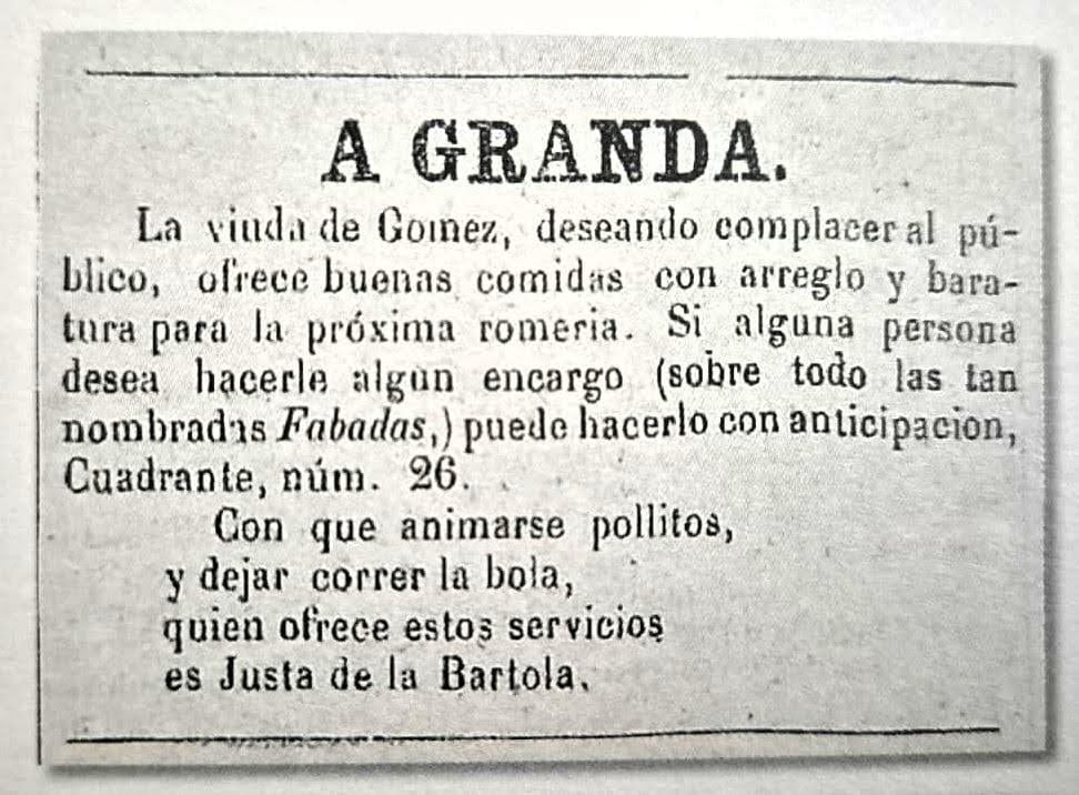 Cómo no querer enmarcar una de las primeras referencias a la fabada que han encontrado los autores del libro