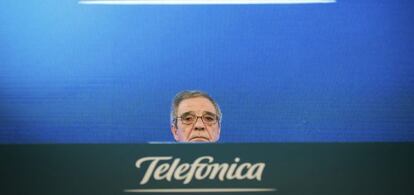 El presidente de Telef&oacute;nica, C&eacute;sar Alierta. 