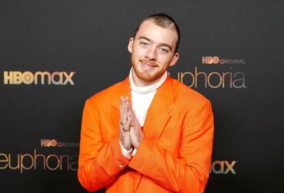 Angus Cloud, durante el estreno de la temporada 2 de 'Euphoria' en Goya Studios, el 5 de enero de 2022 en Los Ángeles, California.