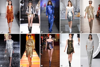 37. Blumarine. 38. Dsquared2. 39. Jean Paul Gaultier. 40. DKNY. 41. Jeremy Scott. 42. Nina Ricci. 43. Jean Paul Gaultier Haute Couture. 44. Vivienne Westwood Gold Label. 45. Richard Chai Love. 46. Topshop Unique.