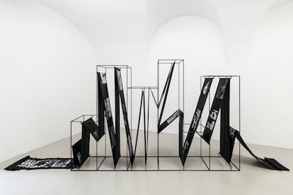 La obra ‘Cultura persa e imparata a memoria’, de Adji Dieye.