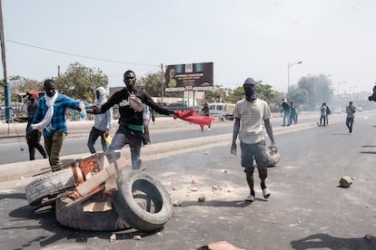 Manifestantes Dakar