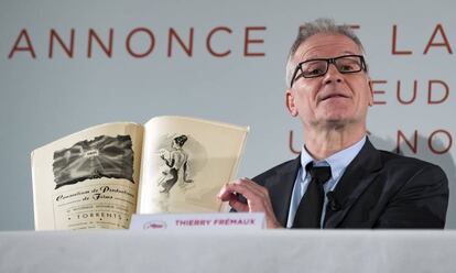 El delegado general del Festival de Cannes, Thierry Frémaux, en París el pasado abril.