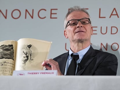 El delegado general del Festival de Cannes, Thierry Fr&eacute;maux, en Par&iacute;s el pasado abril.