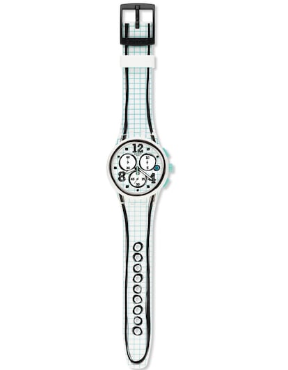 Reloj de Swatch de inspiración colegial. (90 euros).