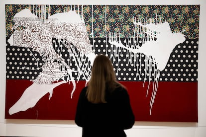 El Museo del Prado presenta la exposición 'Sigmar Polke. Afinidades desveladas'.