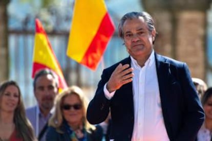 Marcos de Quinto, durante su presentación como números dos de Ciudadanos por Madrid.