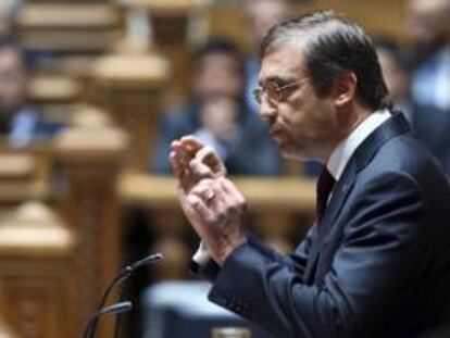 El primer ministro luso, Pedro Passos Coelho. EFE/Archivo