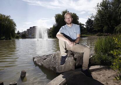 El arquitecto navarro Leandro Pérez Cadarso en Pamplona.