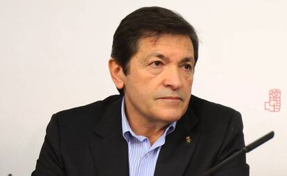 Javier Fernández, en el comité federal del PSOE.