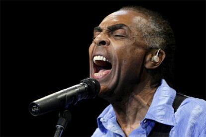 Gilberto Gil, el jueves, durante su concierto en Berlín