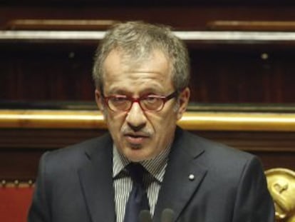 El ministro del Interior de Italia, Roberto Maroni.