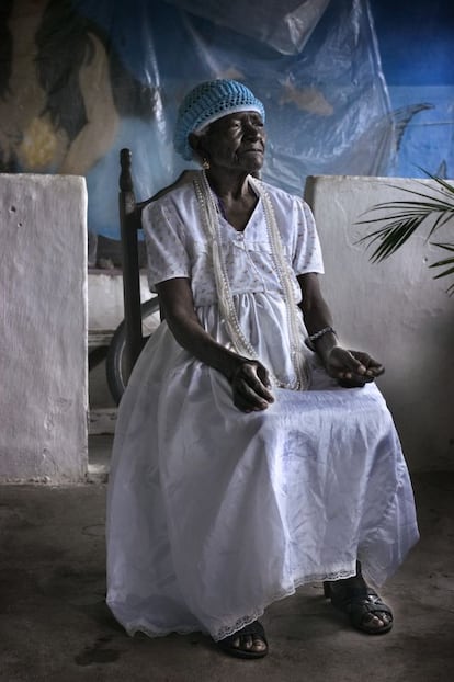 Mãe Filhinha, una importante matriarca de la 'Irmandade da Boa Morte'.