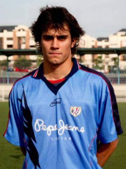 Arribas, cuando jugaba en el Rayo Majadahonda.