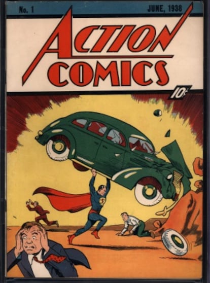 Portada del primer número de Action Comics